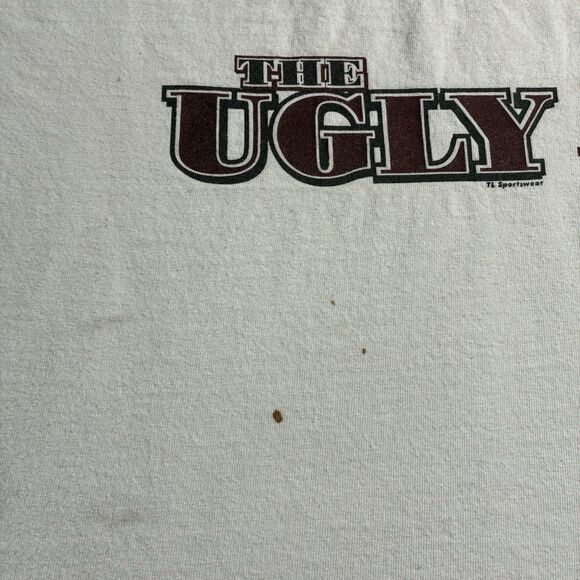Vintage 90s University Of Texas Longhorns T-Shirt Mens Medium College Rivalry - Picture 3 of 12
